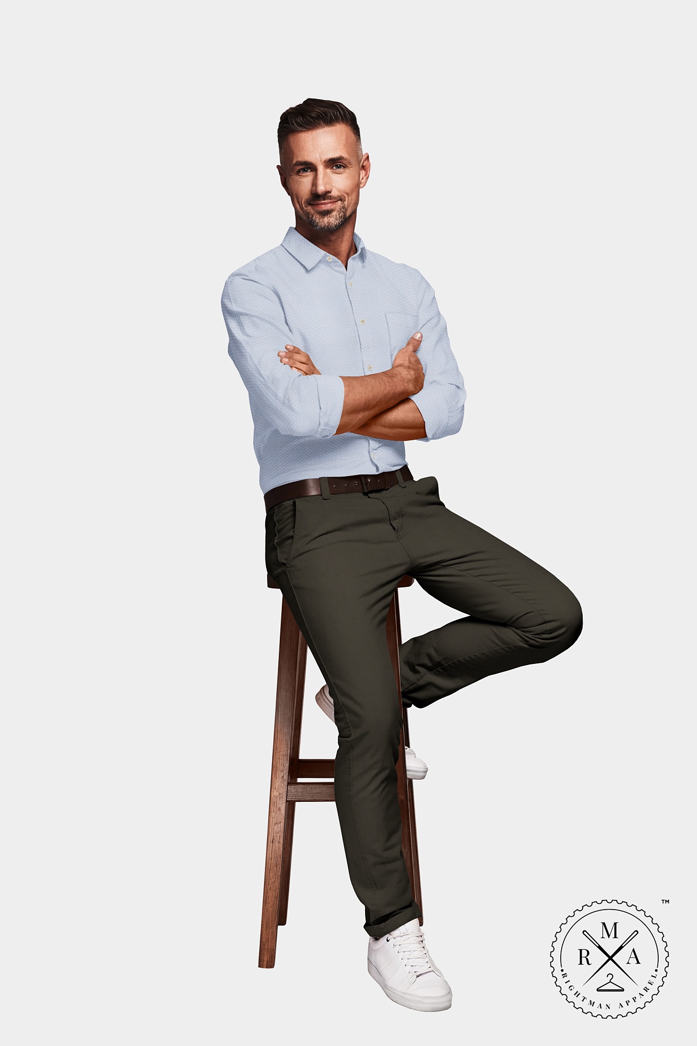 Elegant Gray Shirt SH291